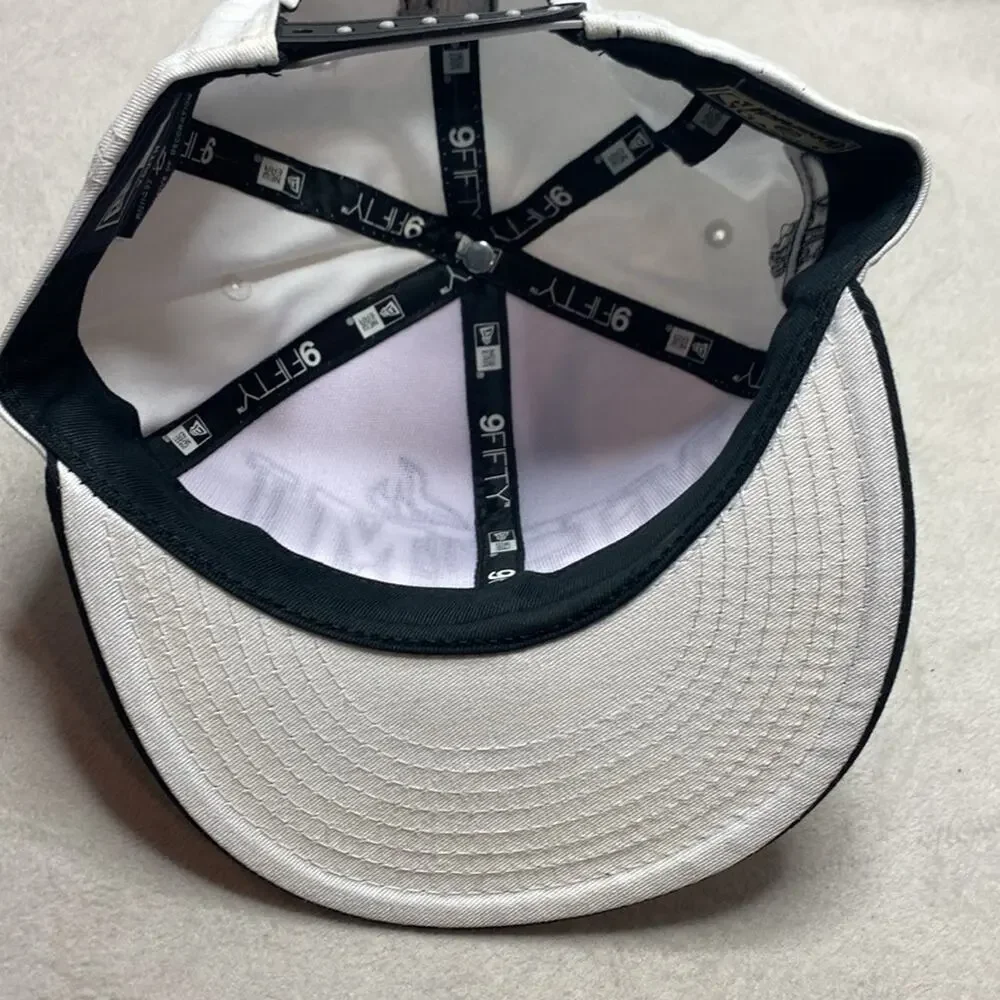New Era Miami Heat Black and White Youth Ball Cap